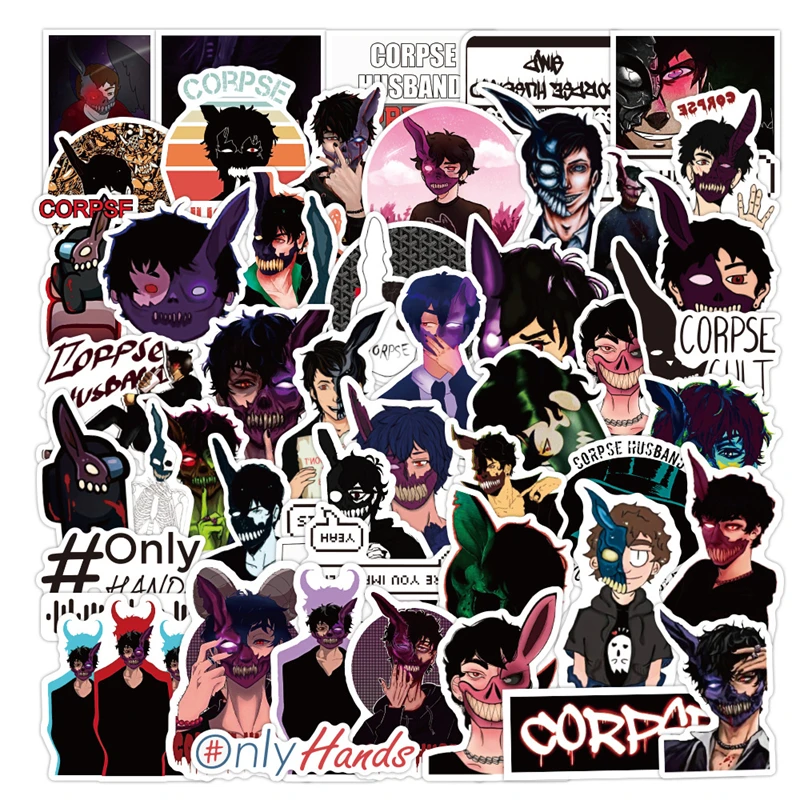 

10/30/50 PCS New Corpse Graffiti Cartoon Stickers Waterproof Suitcase Notebook Skateboard Fridge Cup Sticker Custom Wholesale