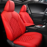 original custom 3d pu leather car seat cover for toyota camry 2018 2019 2020 2021 universal all seasons 1sets auto accessories
