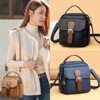 fashion large capacity lychee grain leather good quality 4 color womens shoulder crossbody bags bolso mujer handbags for women