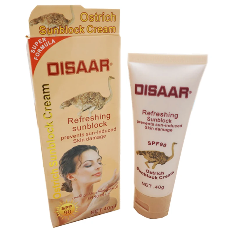 Disaar Snail солнцезащитный Spf 90 ++ изоляция Uv отбеливание увлажнение крем водостойкий