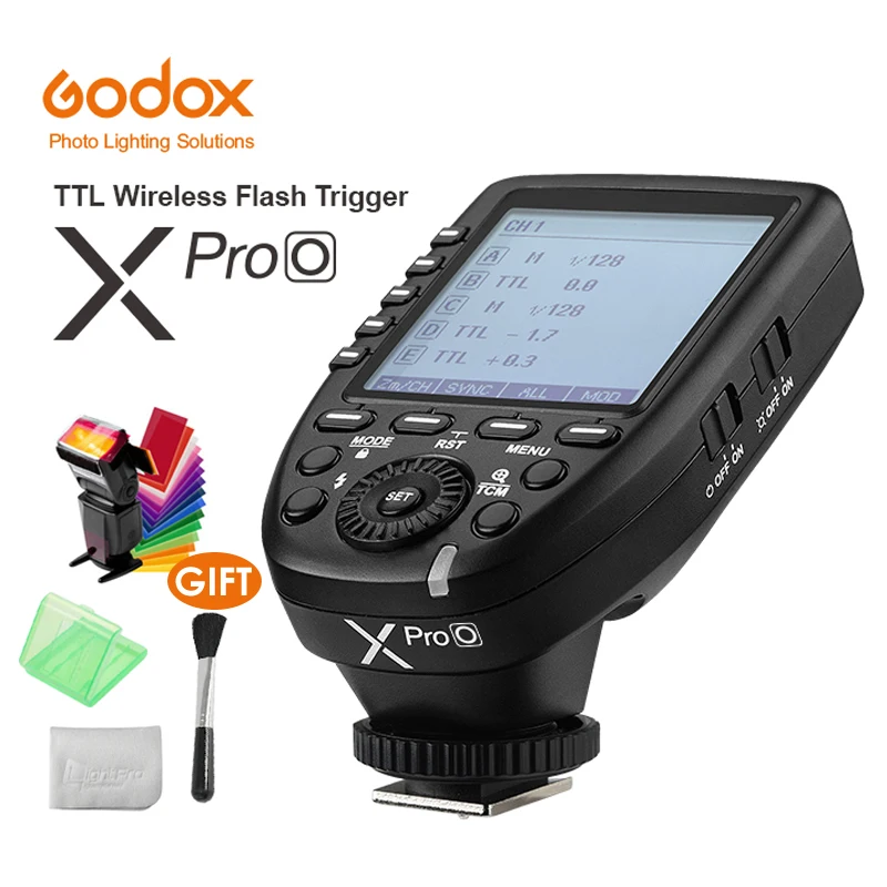 

Godox TTL 2.4G X system High-speed LCD Screen Wireless Flash Transmitter Xpro-O For Olympus Pansonic Lumix P5 P3 PL5 GH4 G85