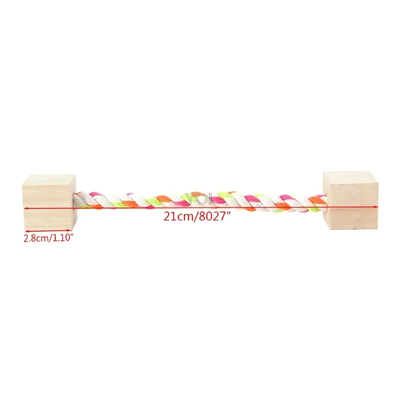 Pet играть тренироваться деревянные жевательные игрушки для домашних животных