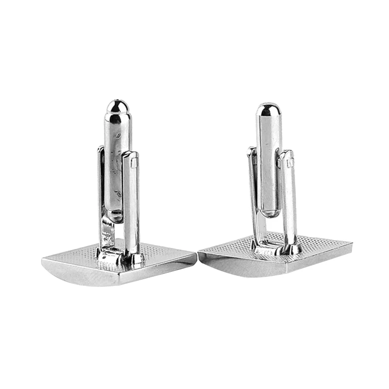 

French Shirt Cufflinks Lattice Square Buttons Luxury Wedding Handmade Jewelry DIY Accessories