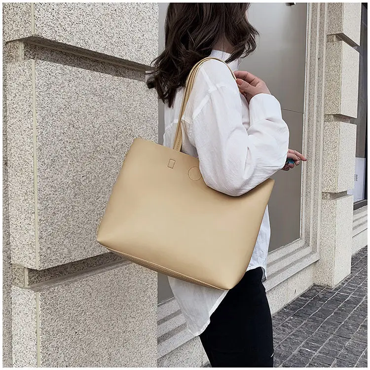 

Popular Tote Bags 2021 New Trendy Spring/Summer Fashion All-match Handbags Shoulder Bags Large Bags Large-capacity Female Bags