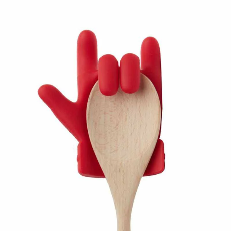 

Silicone Palm Shaped Holder Steam Releaser Spill-Proof Lid Lifter Pot For Soup Pot Lid Stand Heat Resistant Holder Kitchen tools