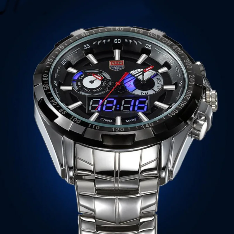2020 TVG Top Brand Luxury Fashion Sports Men Led Digital Analog Watches 30M Waterproof Dive Watch relogio masculino herrenuhr | Наручные