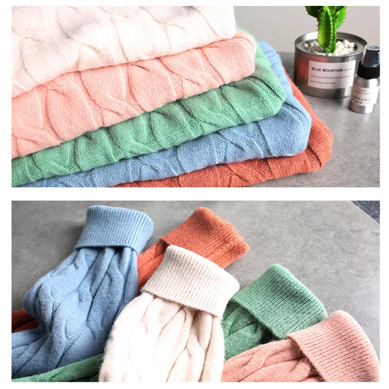 KAI-MO Solid Sweaters Women Autumn Winter Fashion Basic Pullover Female Jumpers Long Sleeve Pull Femme Casual Knitted Top | Женская