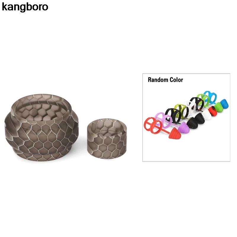 

Rainbow Color Pyrex Glass Tube Glass Tank Replacement for TFV8 Big Baby Tank Atomizer Vape Kit Fatboy Version