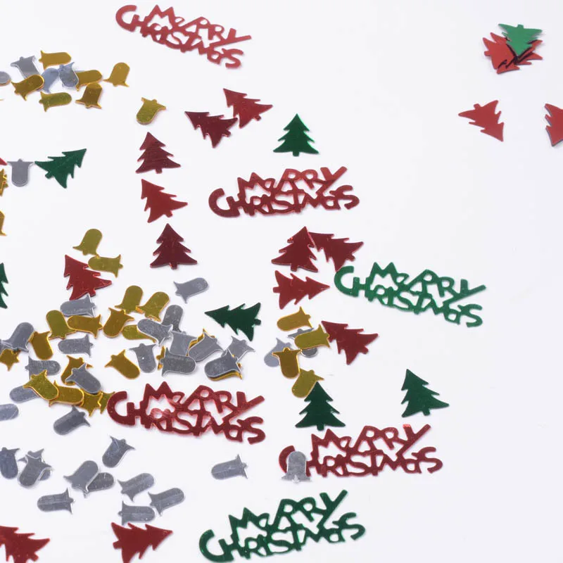 60 г/упак. ПВХ Рождественское украшение осыпается Санта Клаус с рождественской