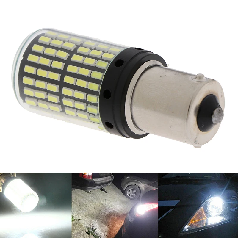 1 шт. светильник воротный сигнал 3014 144smd CanBus S25 1156 BA15S P21W LED BAY15D BAU15S PY21W Lamp T20 7440 W21W W21/5W