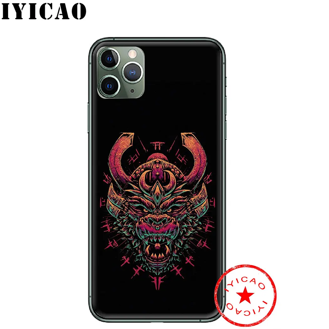 IYICAO ужас мягкий чехол для iphone 11 Pro Xr Xs Max 6 6s 7 8 Plus 5 5S Se Силиконовый ТПУ Plus| |