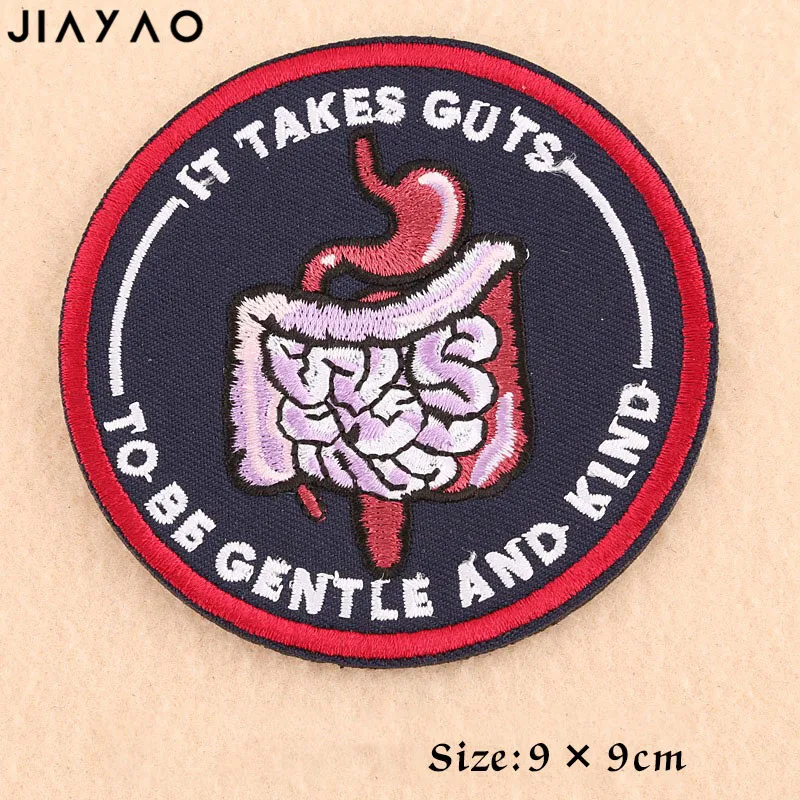 Вышитая нашивка Высококачественная круглая швейная одежда | Дом и сад