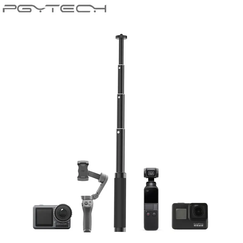 Палка для селфи PGYTECH для DJI Osmo Mobile 3/Pocket/Osmo Action для Gopro Hero 7 6 5 Insta360 One X Eken SJCAM аксессуары