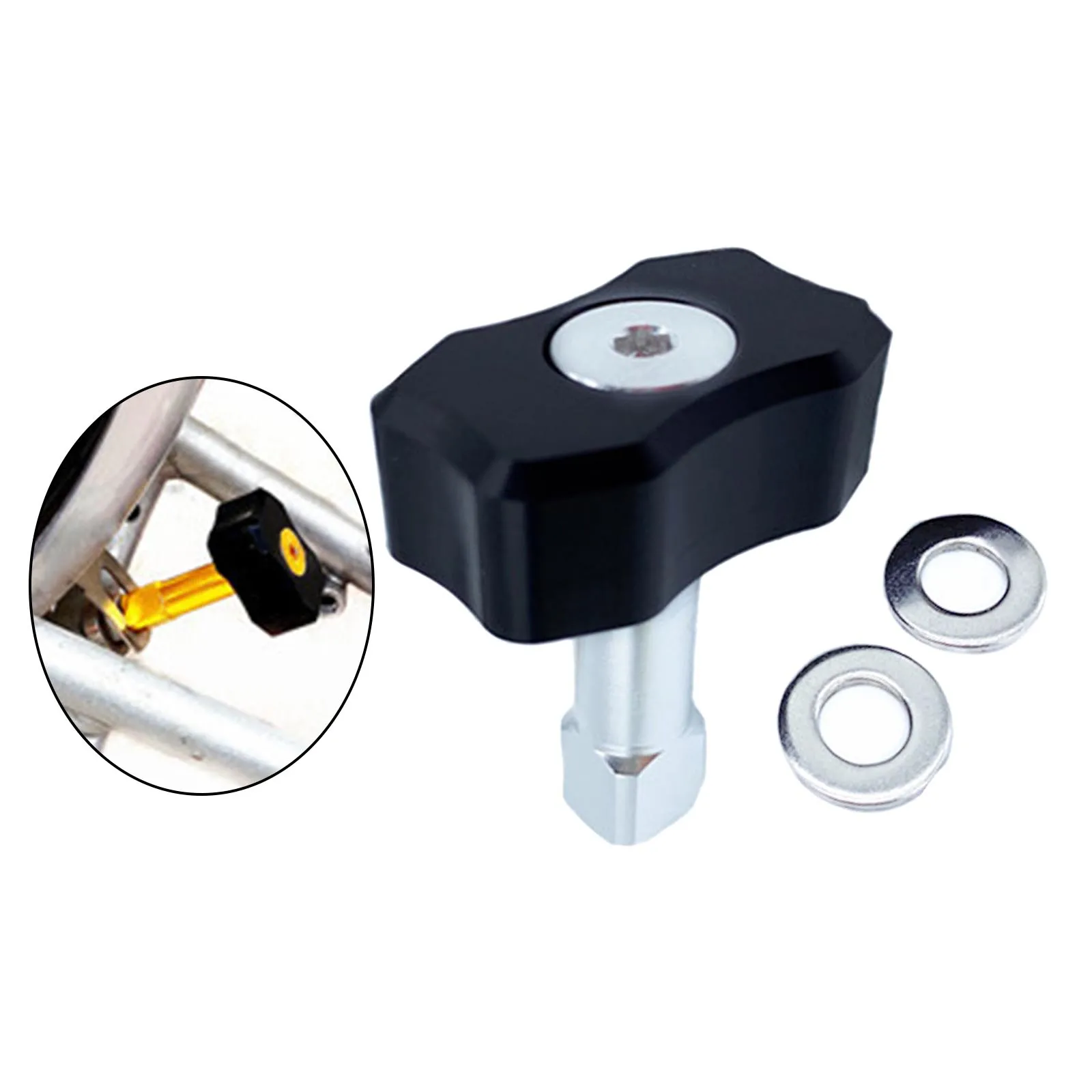 Велосипедное Сиденье из сплава стопорный блок с головкой складной лоток для