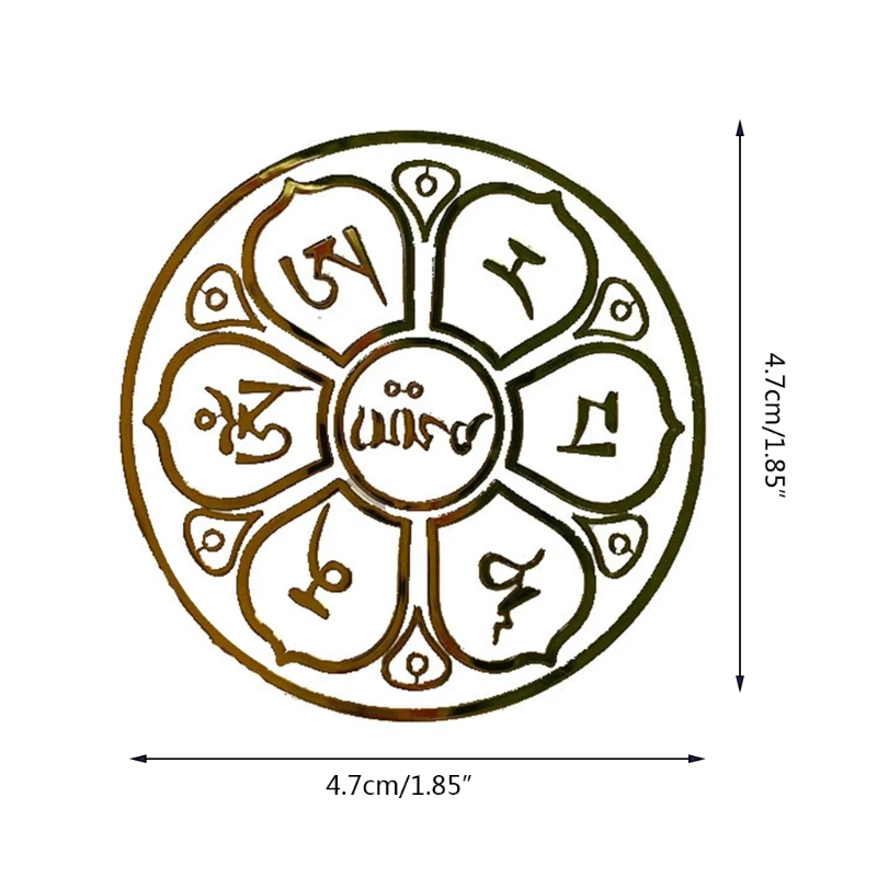 

9 Styles Rune Metal Stickers Epoxy Resin Mold Fillings Jewelry Making Material Filler DIY Art Crafts Decor