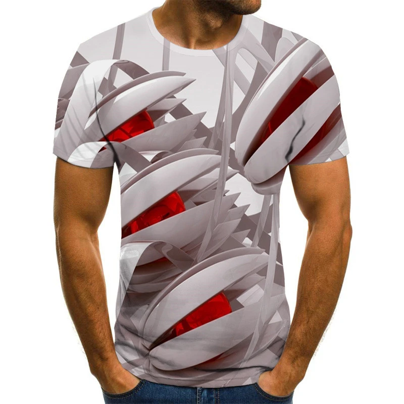 

New Summer 3D Printed T Shirt ,Men Funny Vision Design Male tshirt, 3d Short Sleeve T Shirts Tops & Tees XXS-6XL