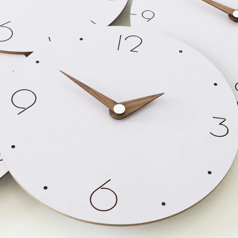 3d декорация настенные часы механизм Тихая промышленная школа деревенская