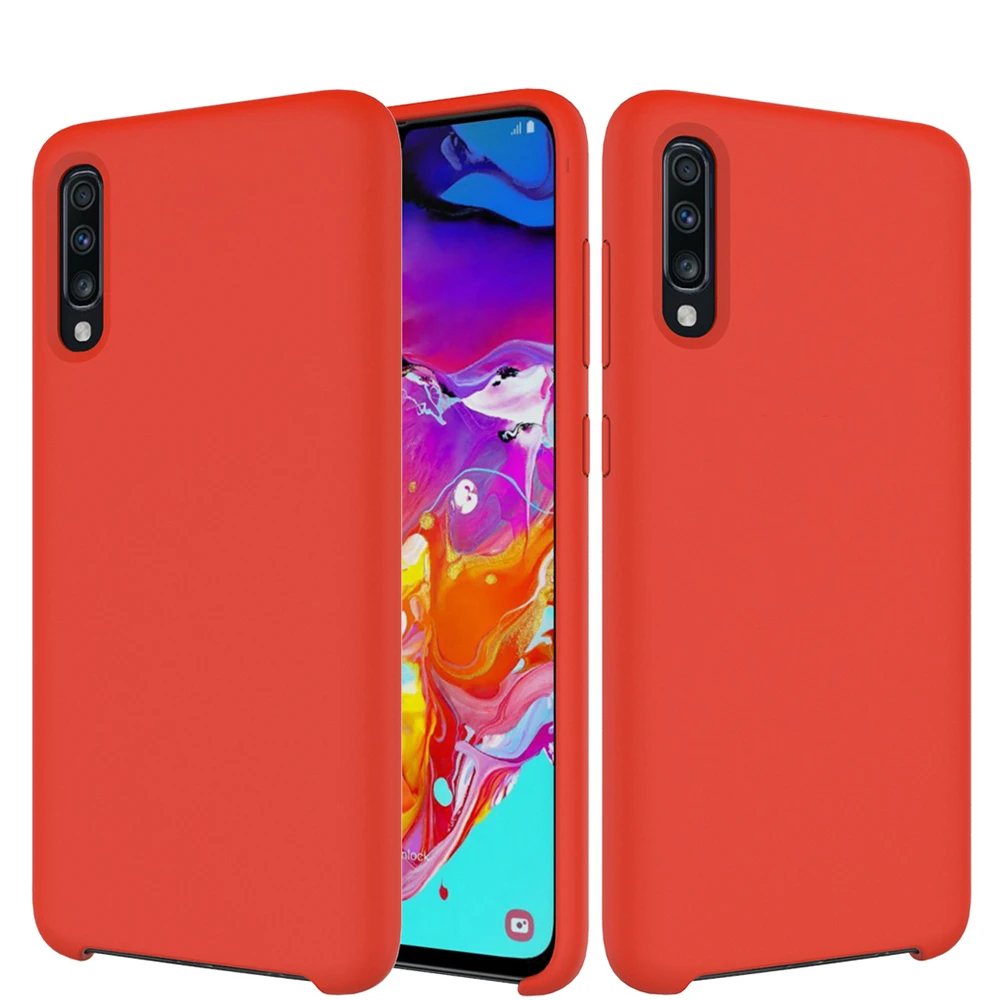 Для samsung A70 чехол жидкий силиконовый мягкий защитный чехол для samsung Galaxy A70 A50 чехол A705 A705F A505F чехол для телефона