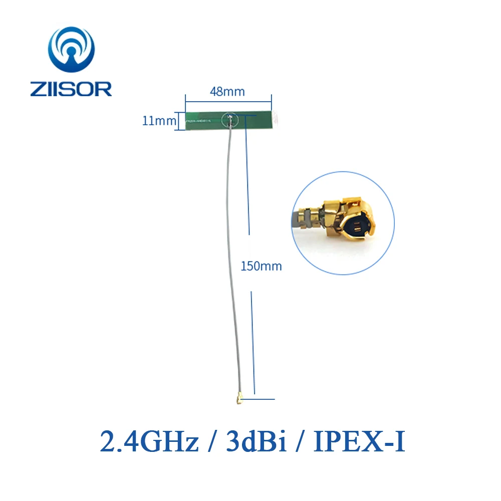 10 шт. внутренняя антенна 2 4 ггц печатная плата wi fi IPEX IPX встроенная bluetooth Omni 2400 м