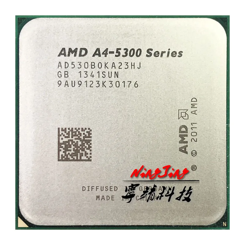 AMD A4 Series 5300 5300K 5300B 3 4 ГГц двухъядерный процессор Процессор AD530BOKA23HJ / AD5300OKA23HJ гнездо