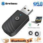 Bluetooth 5,0 аудио приемник передатчик 3 в 1 Мини 3,5 мм разъем AUX USB стерео музыка 3 в 1 беспроводной адаптер для ТВ ПК автомобиля