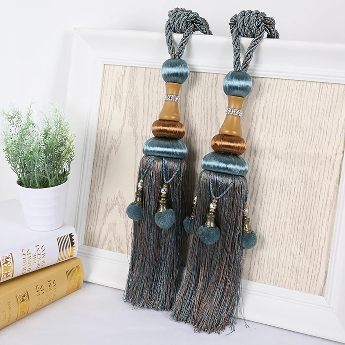 

European High Grade Bayberry Curtain Hanging Ball Curtain Strap Tassels Curtain Tiebacks Bandages Brushes Curtain Accessories