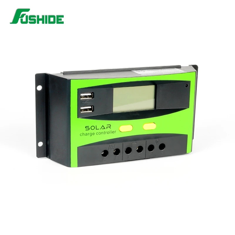 Контроллер заряда солнечной энергии 20 А эффективный умный ШИМ три зарядных