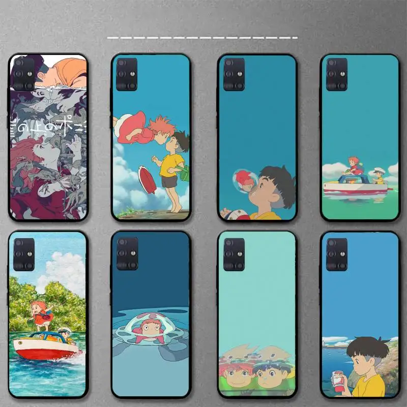 

Studio Ghibli Ponyo Phone Case For Samsung A20E A32 A31 A21 A12 A11 A02 A71 A51 A20S A70 A50S soft Cover Fundas