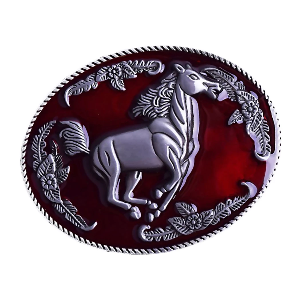 

Oval Vintage Antique Western Indian Rodeo Belt Buckle for Unisex Cowboy Leather Jeans