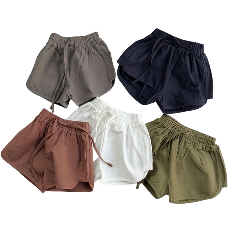 

Korean Style New Summer Kids Clothes Baby Boys Children's Candy Color Shorts Girls Shorts Casual Children Shorts Cotton