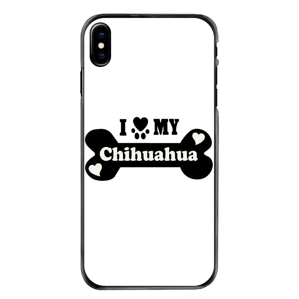 Дизайн с надписью &quotЯ люблю мою собака породы Чихуахуа Мопс для huawei P7 P8 P9 P10 Lite Plus
