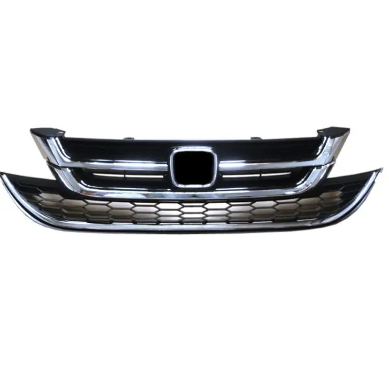 ABS черный хром гриль Передняя решетка + бампер для Honda CRV CR V 2010 2011|Амортизаторы| |