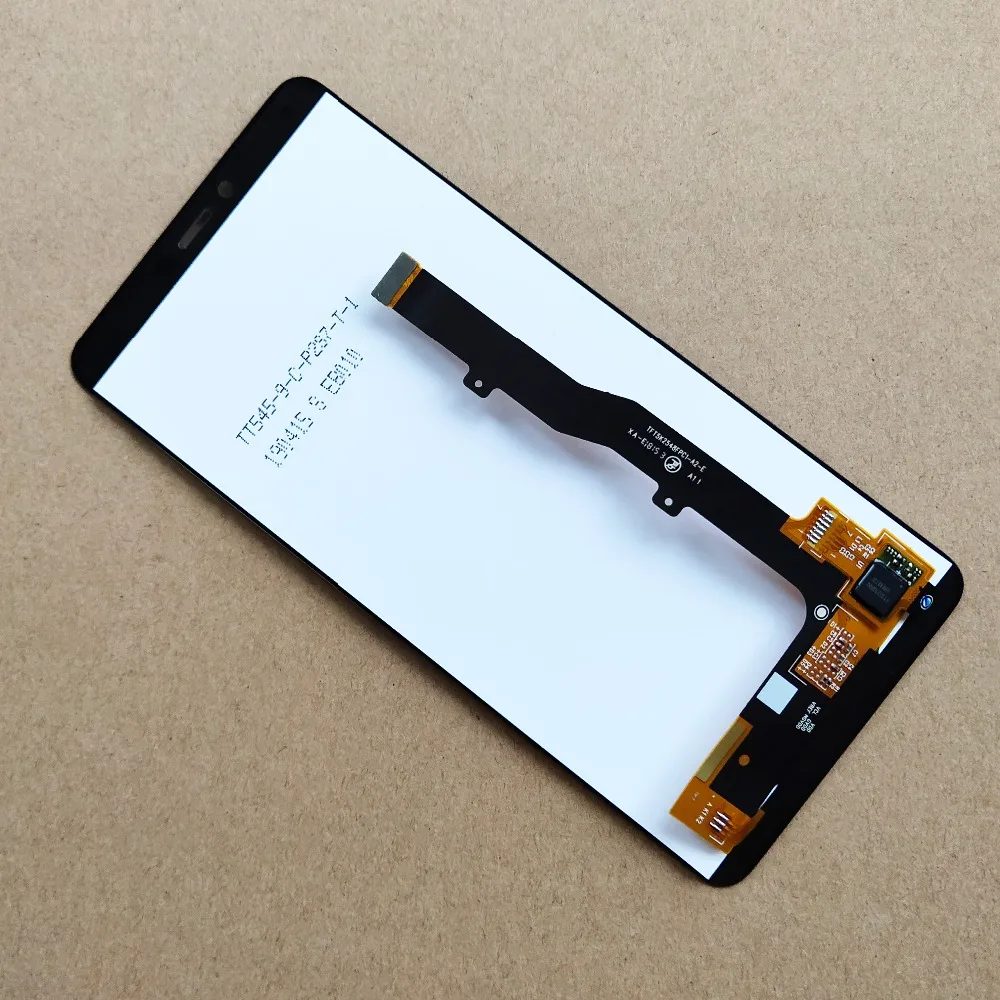Протестированный черный 5,45 дюймов для zte Blade A4 A0722/Blade A7 Vita Полный ЖК-дисплей кодирующий преобразователь сенсорного экрана в сборе