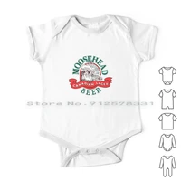 independent brewery newborn baby clothes rompers cotton jumpsuits moosehead canadian lager beer drink brand popular infant long