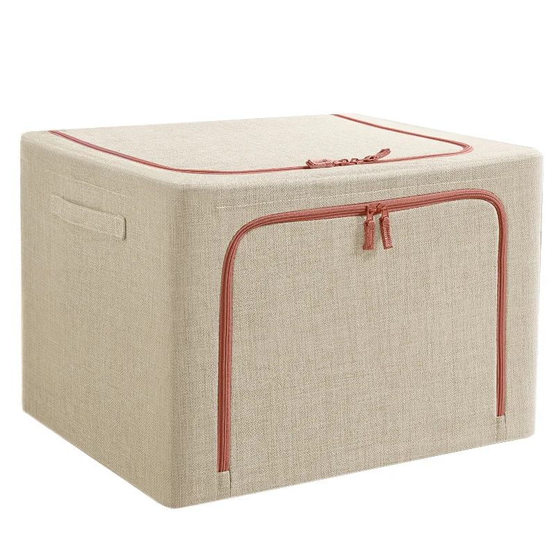 

Fabric Foldable Storage Clothes Box Laundry Household Finishing Wardrobe Document Storage Bag Toy Storage Cabinet Storage Box