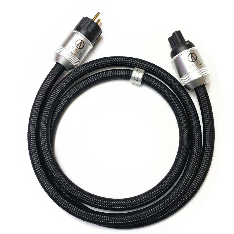 Высококачественная Серебристая акустика PROTEUS 14 силовой кабель переменного тока