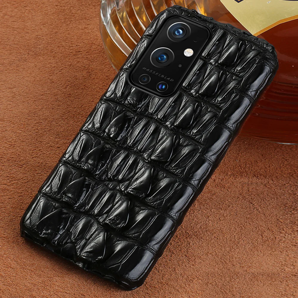 Чехол из натуральной крокодиловой кожи для Oneplus 9 10 Pro 10T 9R 10R 9RT Ace Nord 6T 5T 5 7T 7 8 One Plus -