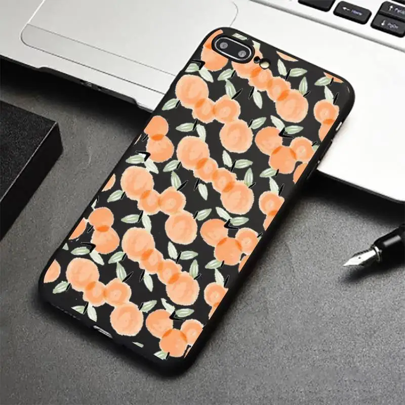 

peach Phone Case for iPhone 12 11 mini pro XS MAX 8 7 6 6S Plus X 5S SE 2020 XR