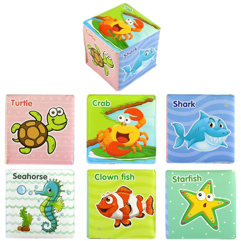 

Baby Mobile Magic Cube Baby Toy Plush Block Clutch Rattles Six-Sided Pattern Early Newborn Baby Educational Toys 0-12 Months
