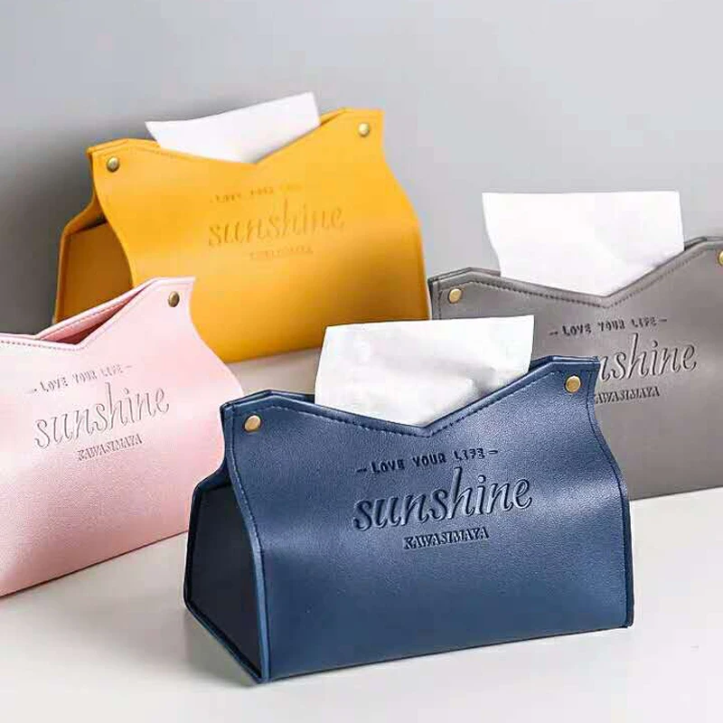 Кожаная Коробка для салфеток коробка в виде знаменитостей из Интернета хранения