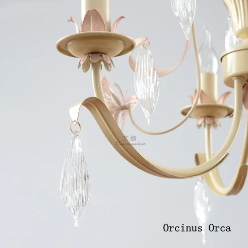 Американская романтическая настенная лампа в виде розовой бабочки гостиной