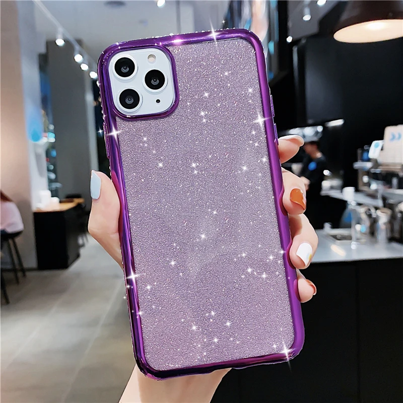 Блестящая Переливающаяся покрытие чехол для samsung Galaxy J7 J8 A6 A8 A7 2018 A5 2017 Note 8 9 10 плюс -