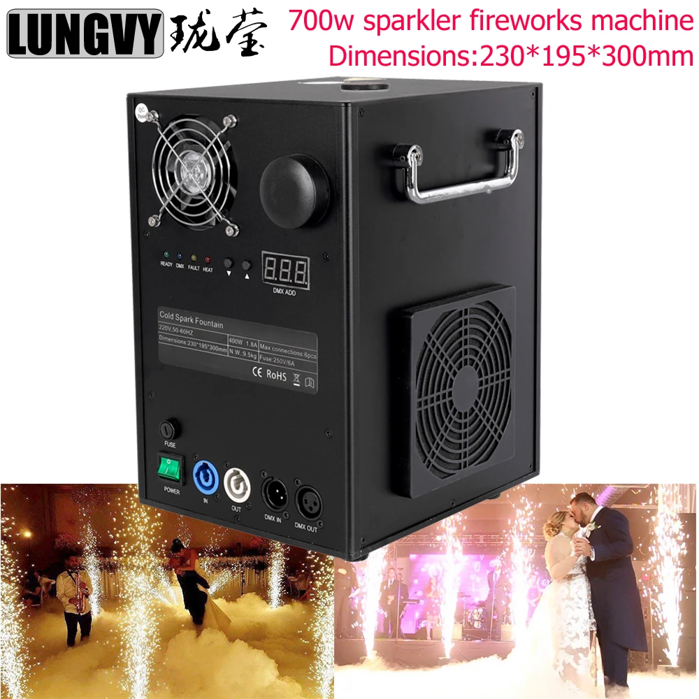 Бесплатная доставка большой сценический фейерверк с холодным огнем сверкающая