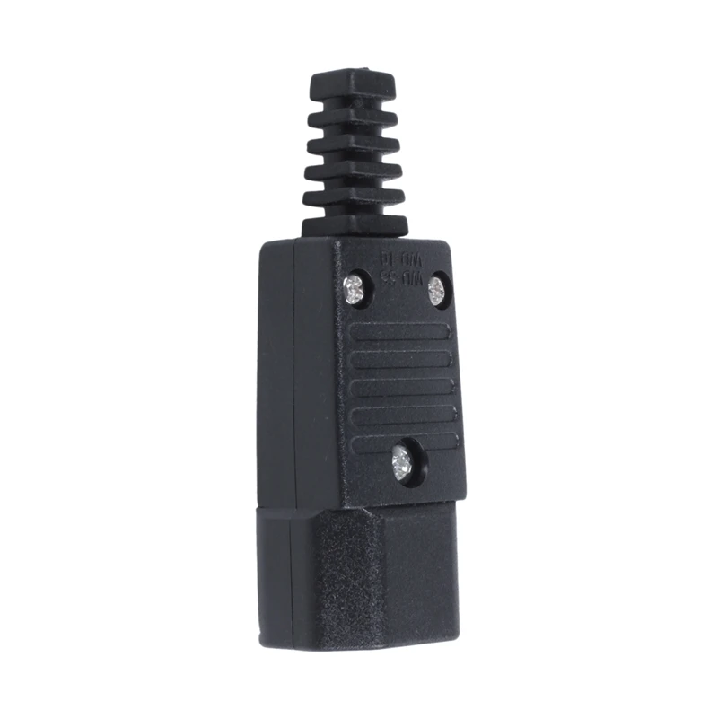 

Black IEC-320 C14 Male Plug AC Power Inlet Socket Connector 250V 10A