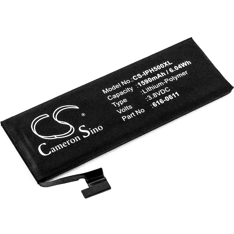 Обновленная батарея Cameron Sino для Apple 616-0612 A1428 A1429 iPhone 5 16 GB 32GB 1590 mAh/6.04Wh | Мобильные