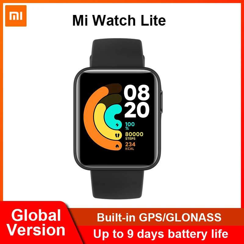 Смарт часы Xiaomi Mi Watch Lite GPS Redmi 1 4 дюйма TFTLCD Bluetooth 5 5ATM Водонепроницаемый Фитнес