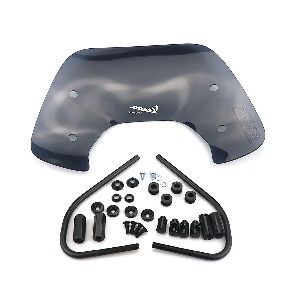 X-CLASS Motorcycle Clear Windscreen Windshield Spoiler Air Deflector For VESPA Sprint 150 Small Reduce Wind Speed | Автомобили и