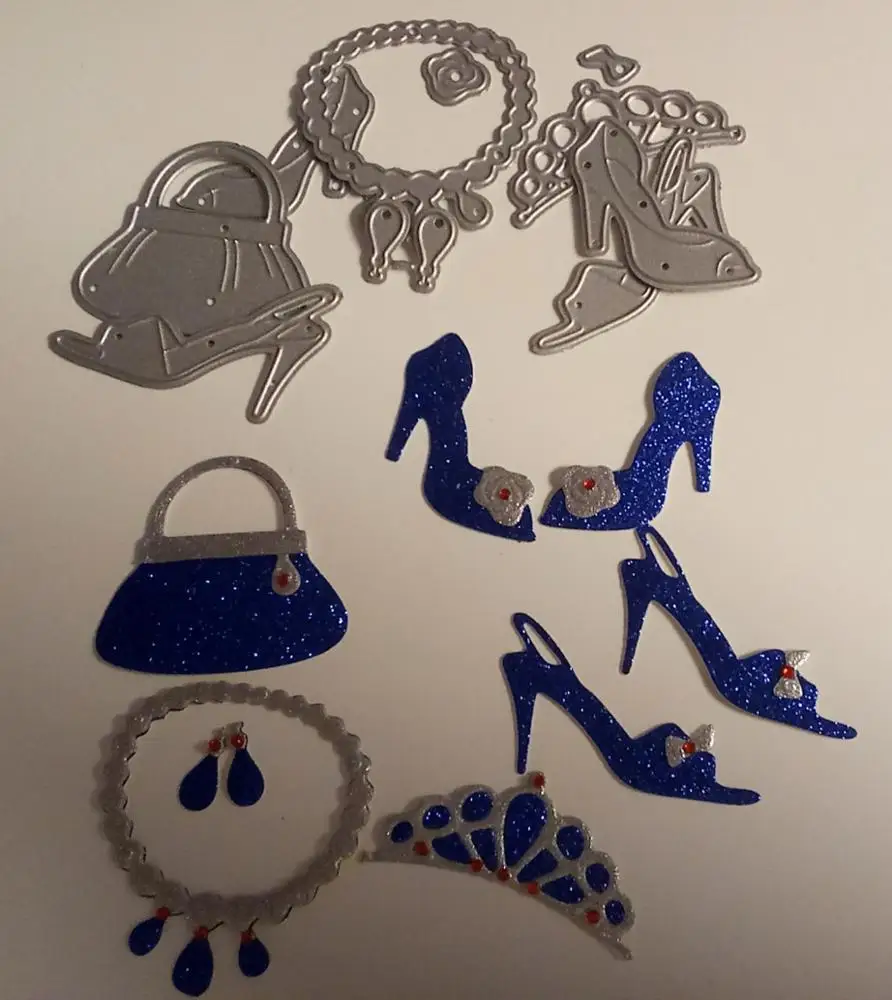 2021 Леди ожерелье с обувью металлический Трафаретный вырубной штамп для