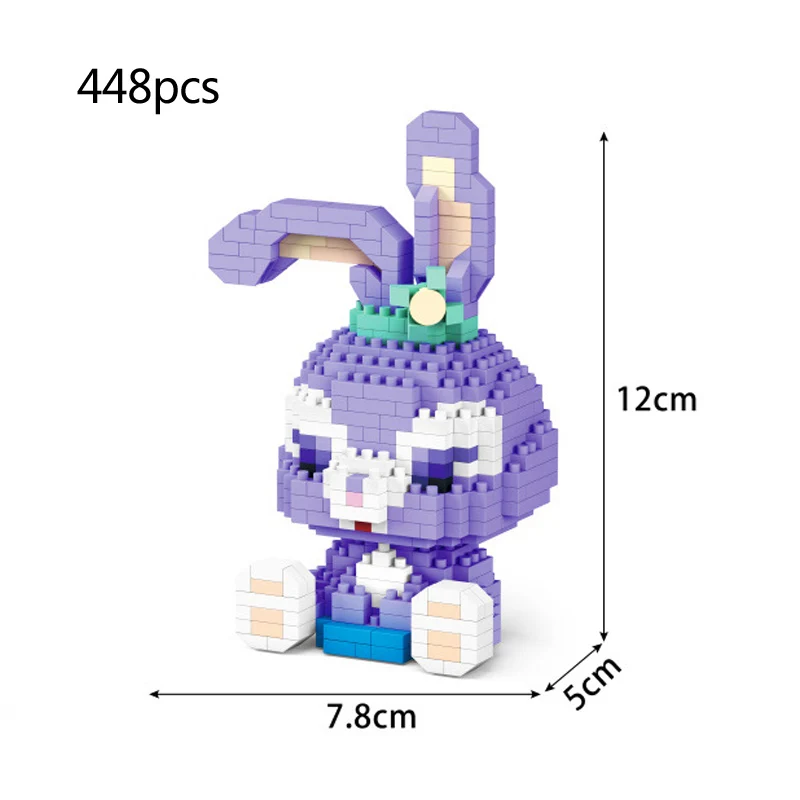 Fairyland cartoon figure shelliemay Duffy bear micro diamond block Gelatoni nanobrick stellalou cookie LinaBell fox brick toy | Игрушки и
