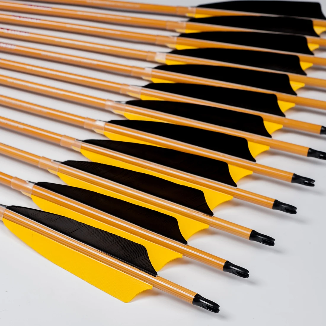 12 шт. Linkboy стрельба из лука чистого карбона бамбуковые стрелы ID 400 мм позвоночник